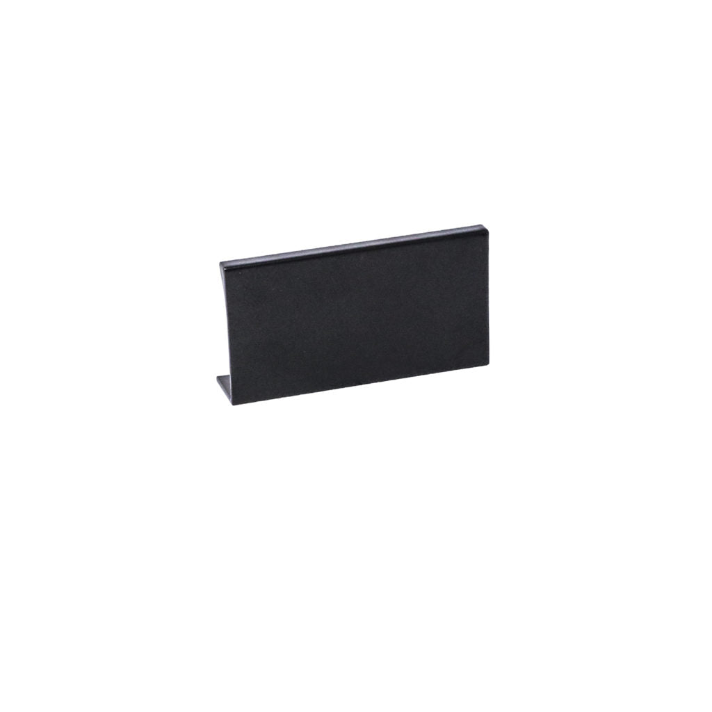 Pride Industrial P1803BK 3" Aluminum Tab Cabinet Pull with 1-4/5" Center to Center Matte Black Finish