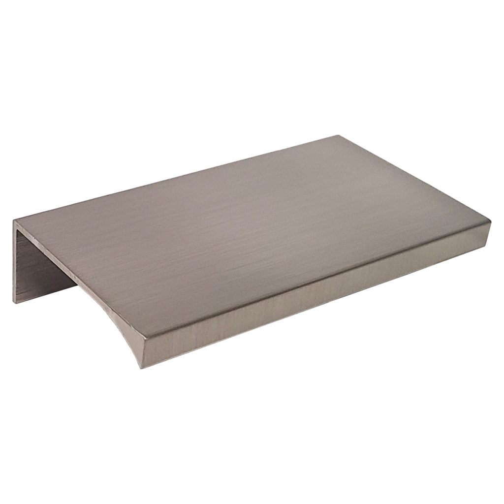 Pride Industrial P1803SN 3" Aluminum Tab Cabinet Pull with 1-4/5" Center to Center Satin Nickel Finish Main image