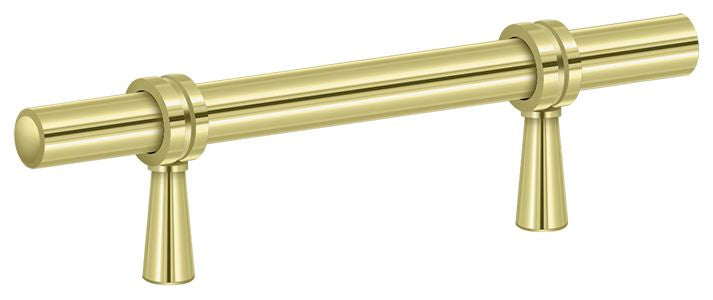 Deltana P310U3 Adjustable Pull 4-3/4"; Bright Brass Finish Main image
