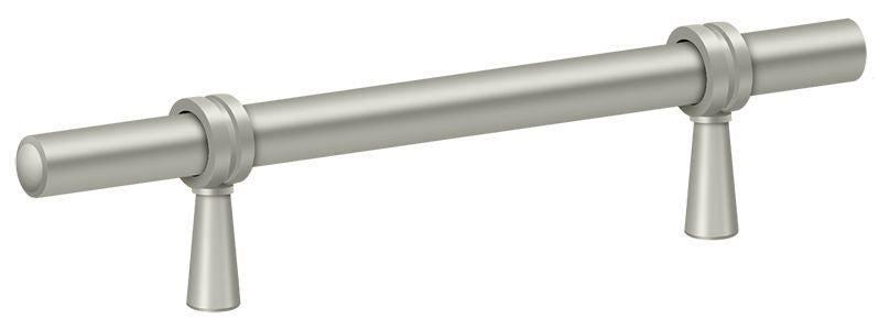 Deltana P311U15 Adjustable Pull 6-1/2"; Satin Nickel Finish Main image