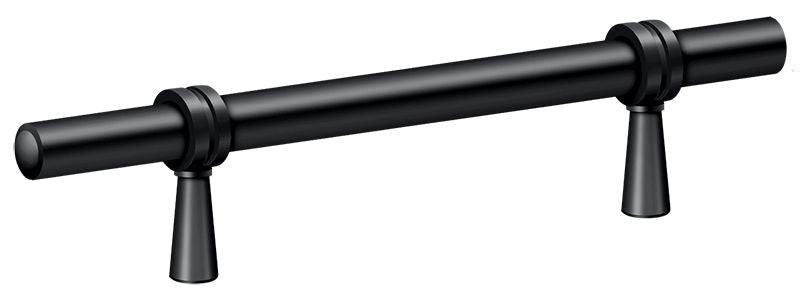 Deltana P311U19 Adjustable Pull 6-1/2"; Black Finish Main image