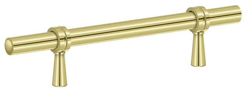 Deltana P311U3 Adjustable Pull 6-1/2"; Bright Brass Finish Main image