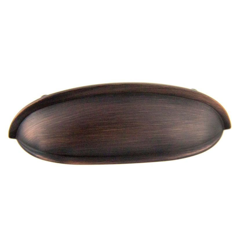 Pride Industrial P8075310B 4-1/2" Bin Cabinet Pull with 3" Center to Center Oil Rubbed Bronze Finish Main image