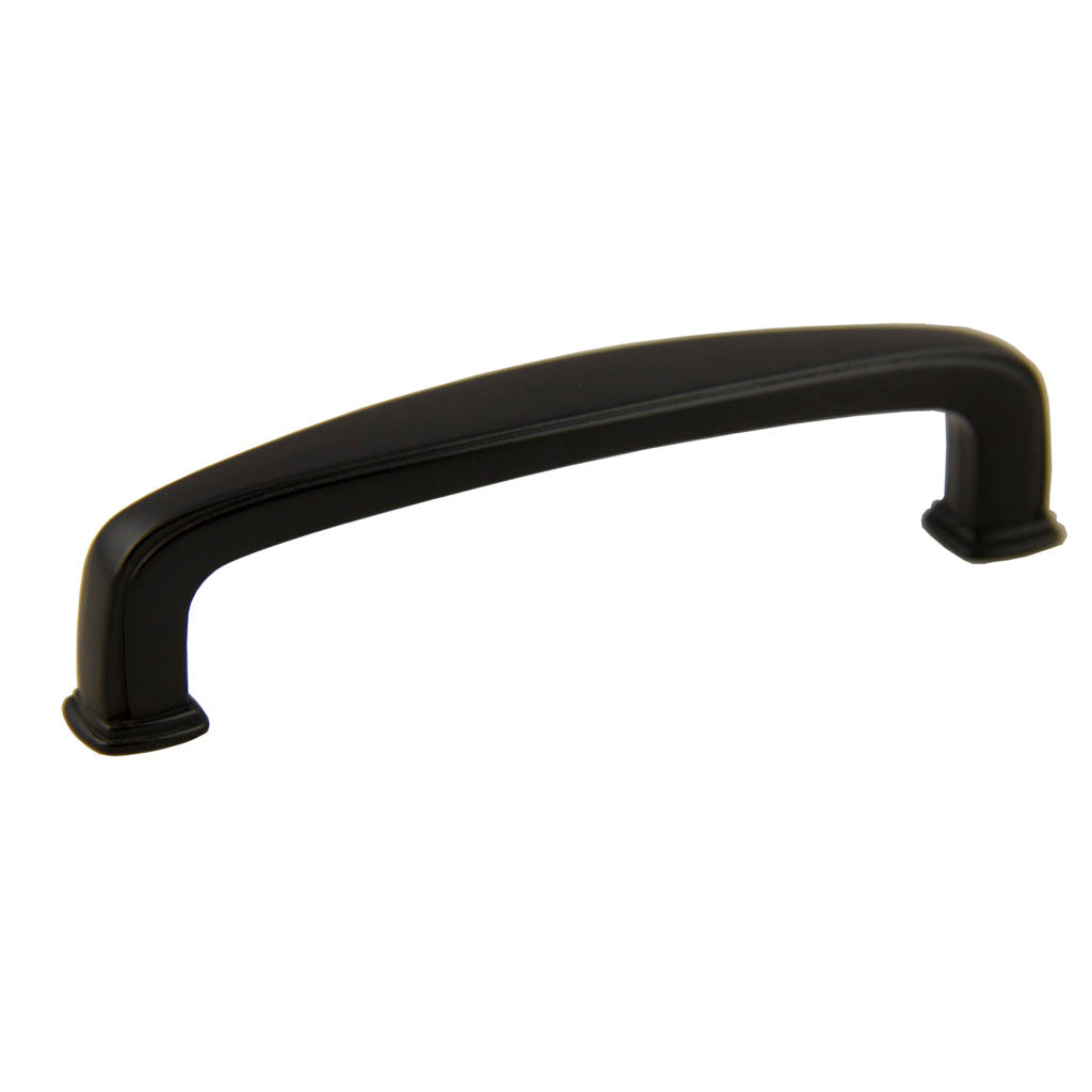 Pride Industrial P81092BK 4-5/8" Deco Cabinet Pull with 3-3/4" Center to Center Matte Black Finish
