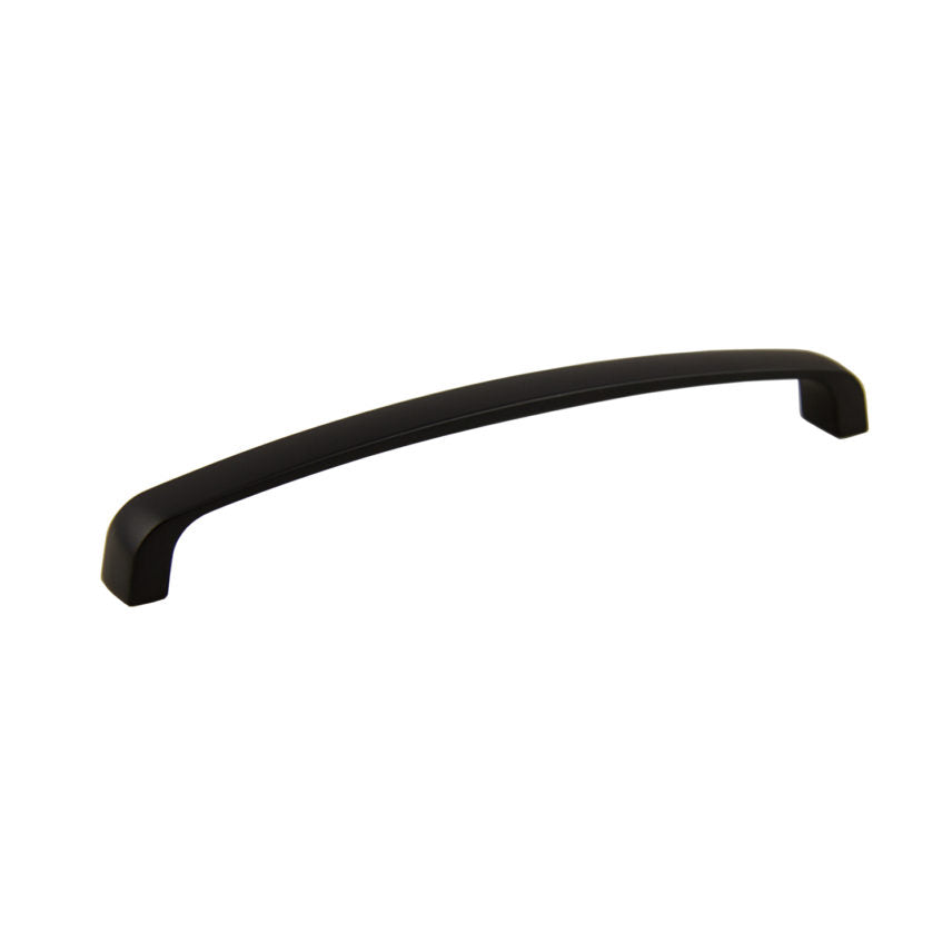 Pride Industrial P81235BK 6-3/4" Modern Cabinet Pull with 6-3/10" Center to Center Matte Black Finish Main image