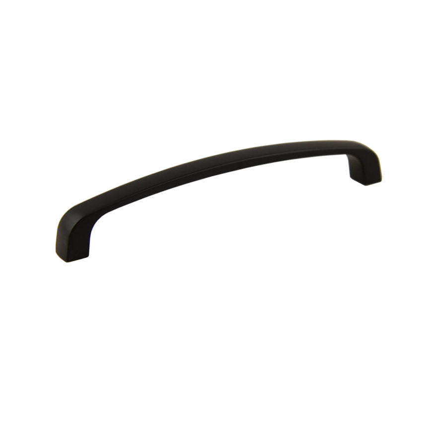 Pride Industrial P82034BK 5-1/2" Modern Cabinet Pull with 5" Center to Center Matte Black Finish Main image