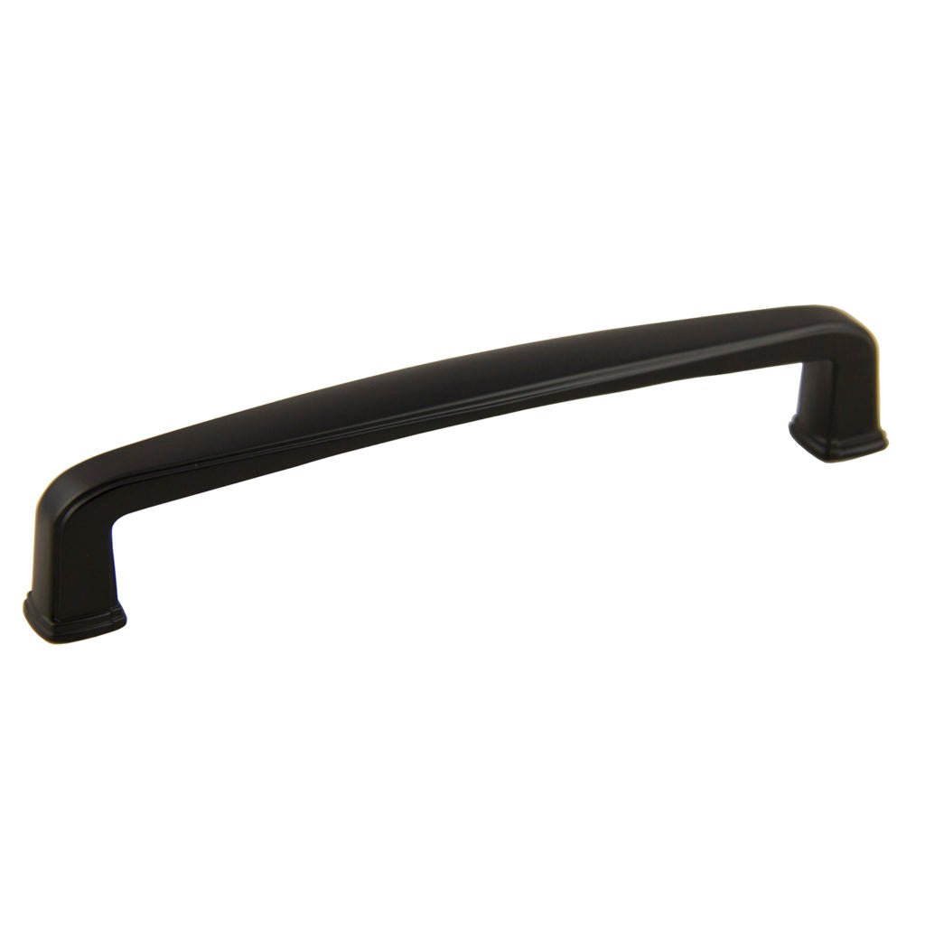 Pride Industrial P82092BK 5-1/2" Cabinet Pull with 5" Center to Center Matte Black Finish Main image