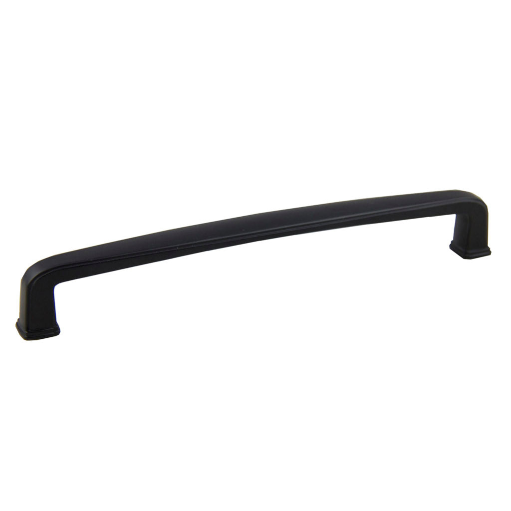 Pride Industrial P83092BK 6-3/4" Cabinet Pull with 6-3/10" Center to Center  Matte Black Finish