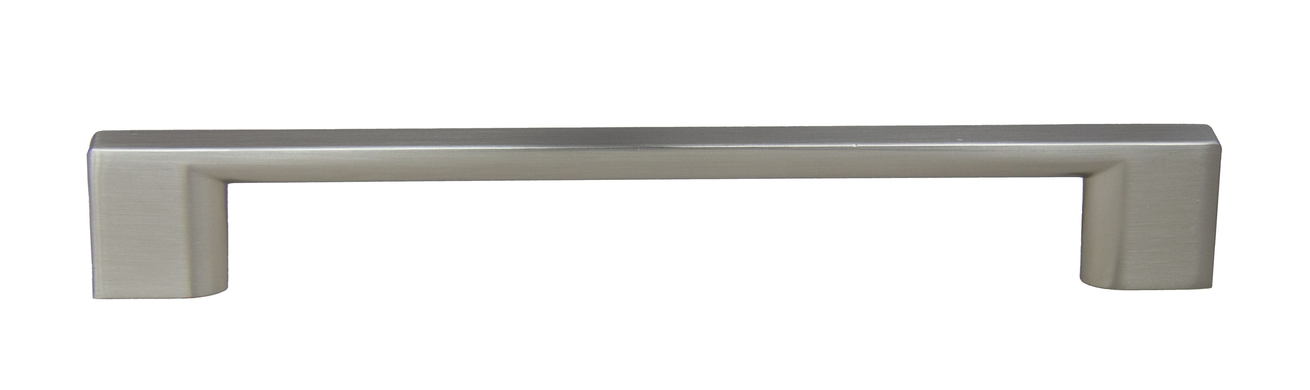 Pride Industrial P83572SN 7-1/2" Miami Cabinet Pull with 6-3/10" Center to Center Satin Nickel Finish Main image