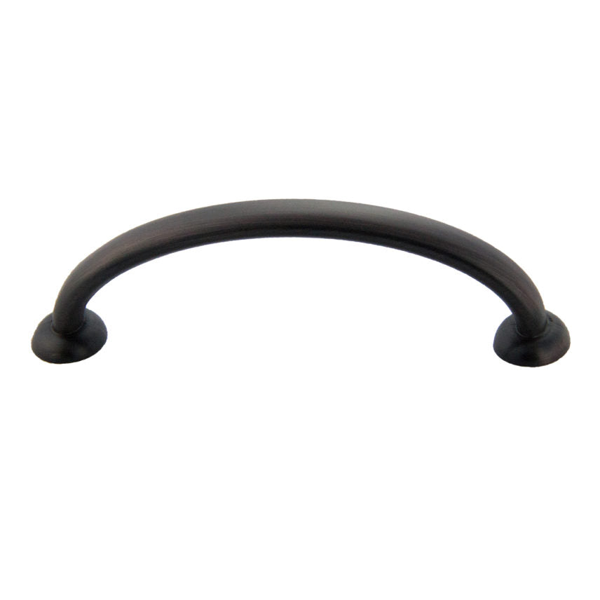 Pride Industrial P8721510B 4-1/4" Deco Cabinet Pull with 3-3/4" Center to Center Oil Rubbed Bronze Finish Main image