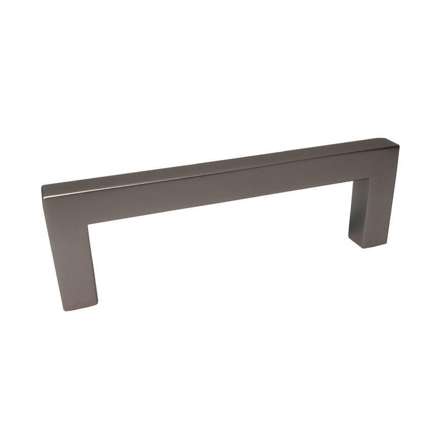 Pride Industrial P87226DP 4-1/4" Modern Square Cabinet Pull with 3-3/4" Center to Center Dark Pewter Finish Main image