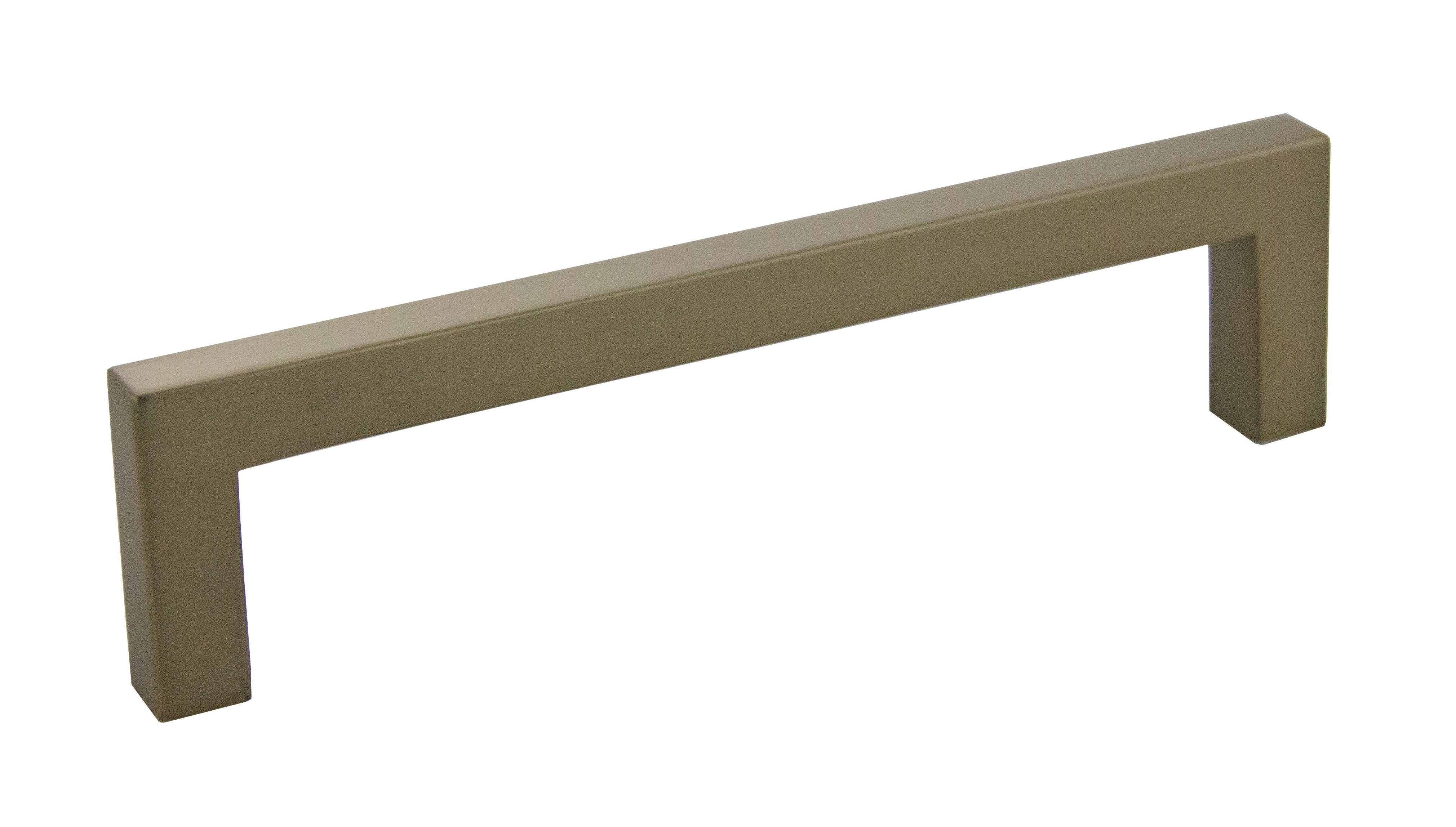 Pride Industrial P87227RG 5-1/2" Modern Square Cabinet Pull with 5" Center to Center Rose Gold Finish Main image