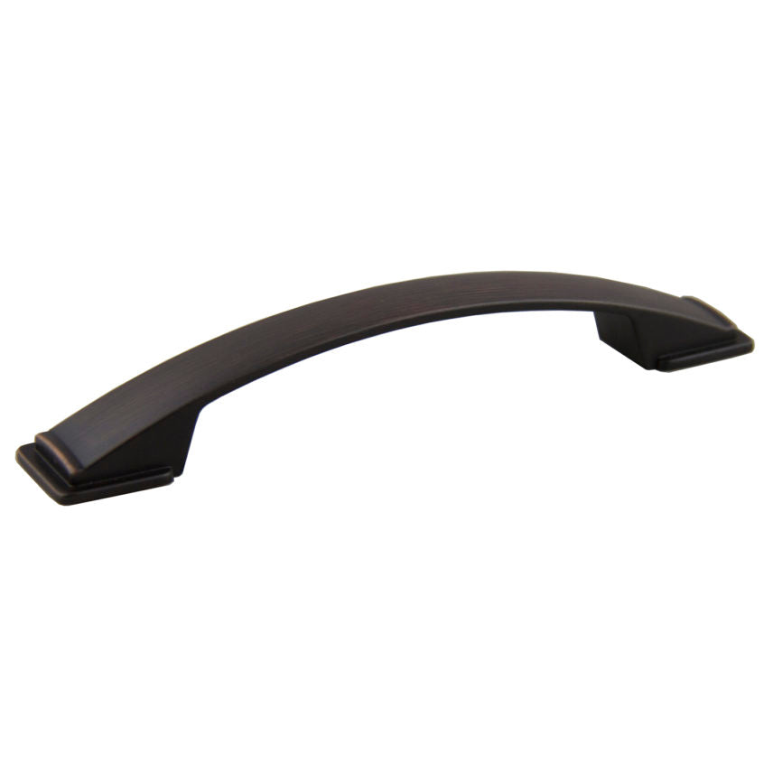 Pride Industrial P9149710B 6-1/2" St. Louis Arch Cabinet Pull with 5" Center to Center Oil Rubbed Bronze Finish Main image