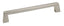 Pride Industrial P92838SN 7" Colorado Cabinet Pull with 6-3/10" Center to Center Satin Nickel Finish