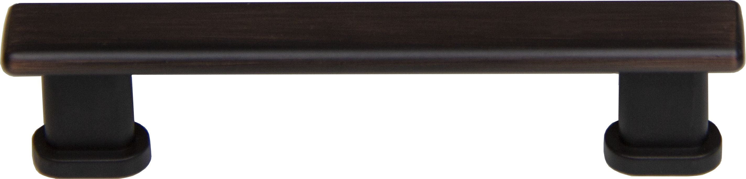 Pride Industrial P9292610B 5" Manhattan Cabinet Pull with 3-3/4" Center to Center Oil Rubbed Bronze Finish Main image