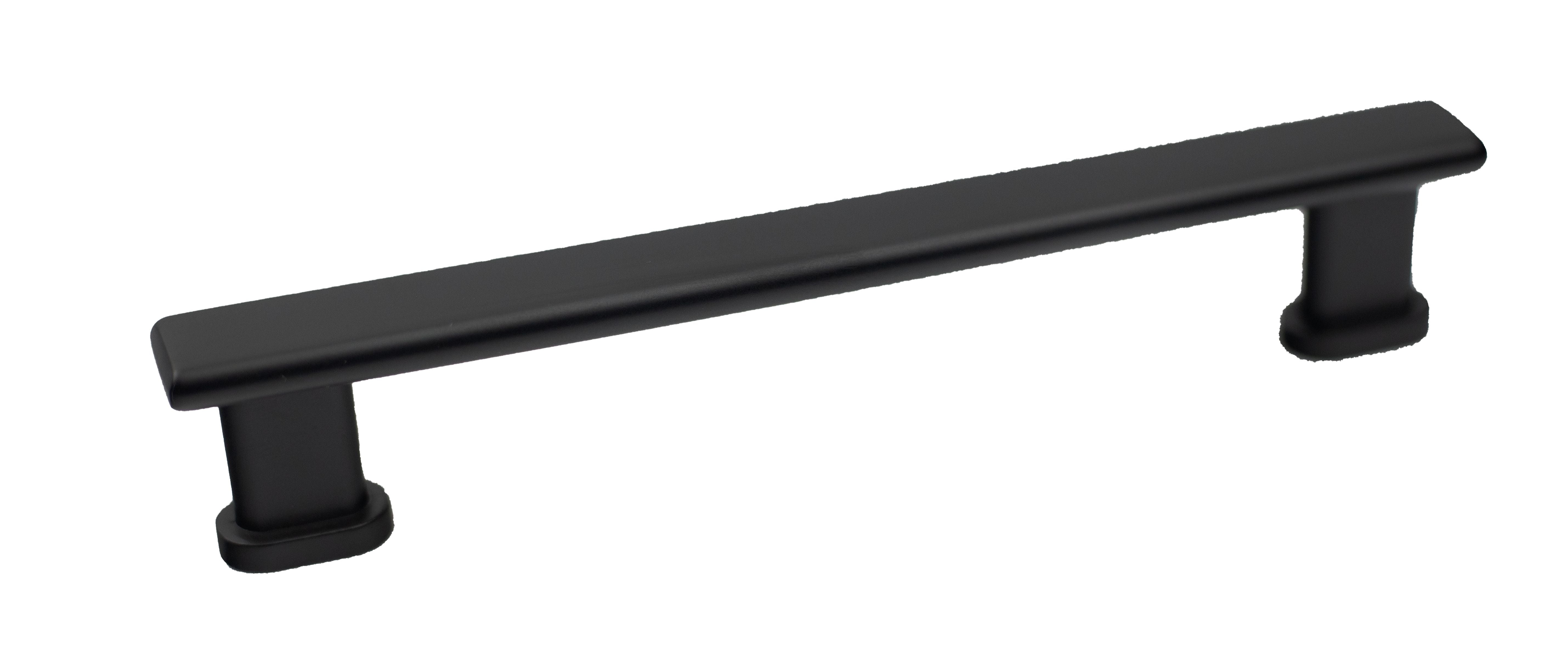 Pride Industrial P92927BK 6" Manhattan Cabinet Pull with 5" Center to Center Oil Matte Black Finish Main image