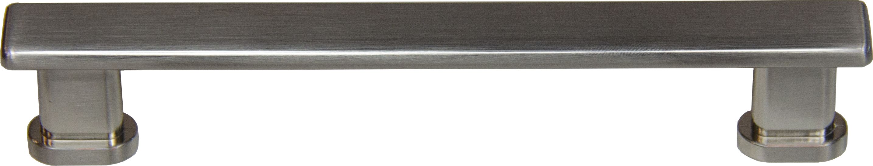 Pride Industrial P92927SN 6' Manhattan Cabinet Pull with 5" Center to Center Satin Nickel Finish Main image