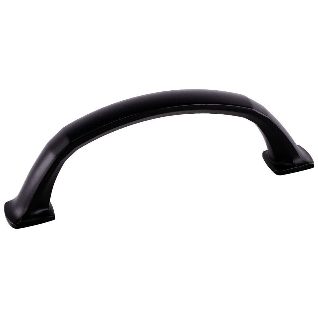 Pride Industrial P93096BK 3-3/4" Center to Center Madison Cabinet Pull Matte Black Finish Main image