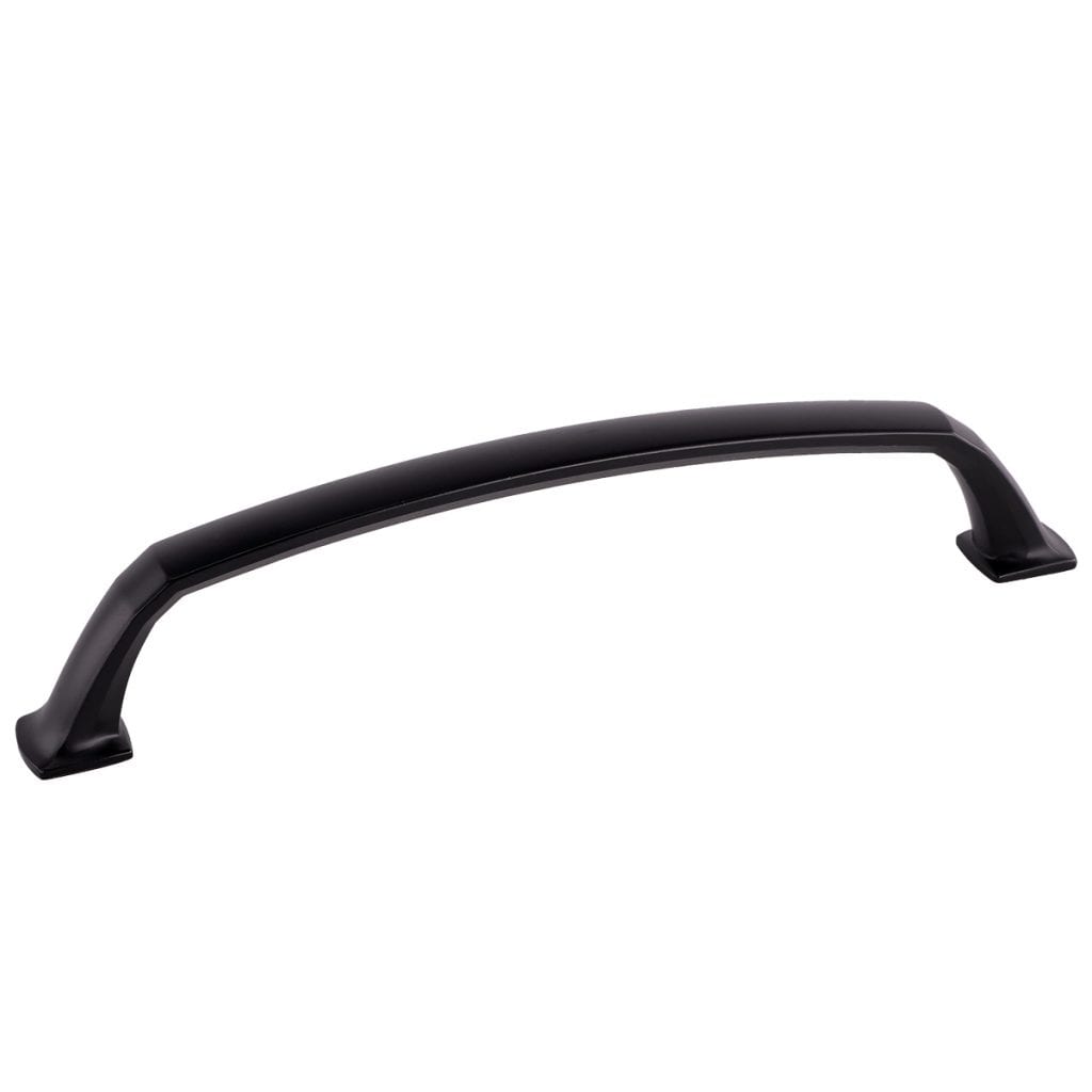 Pride Industrial P93160BK 6-3/10" Center to Center Madison Cabinet Pull  Matte Black Finish