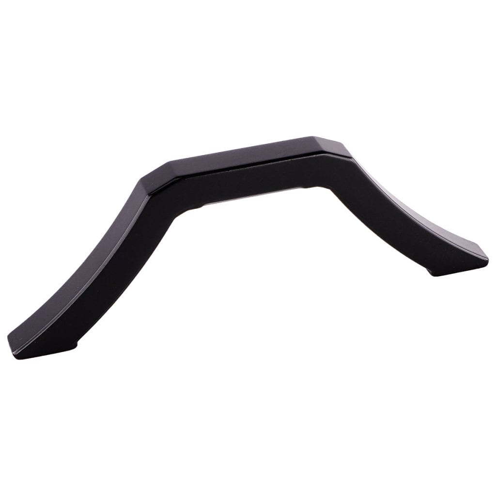 Pride Industrial P94096BK 3-3/4" Center to Center Milan Cabinet Pull Matte Black Finish Main image