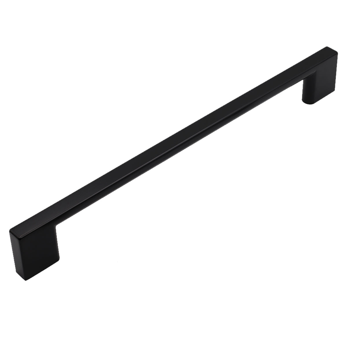 Pride Industrial PA51012BK 12" Center to Center Miami Appliance Pull Matte Black Finish