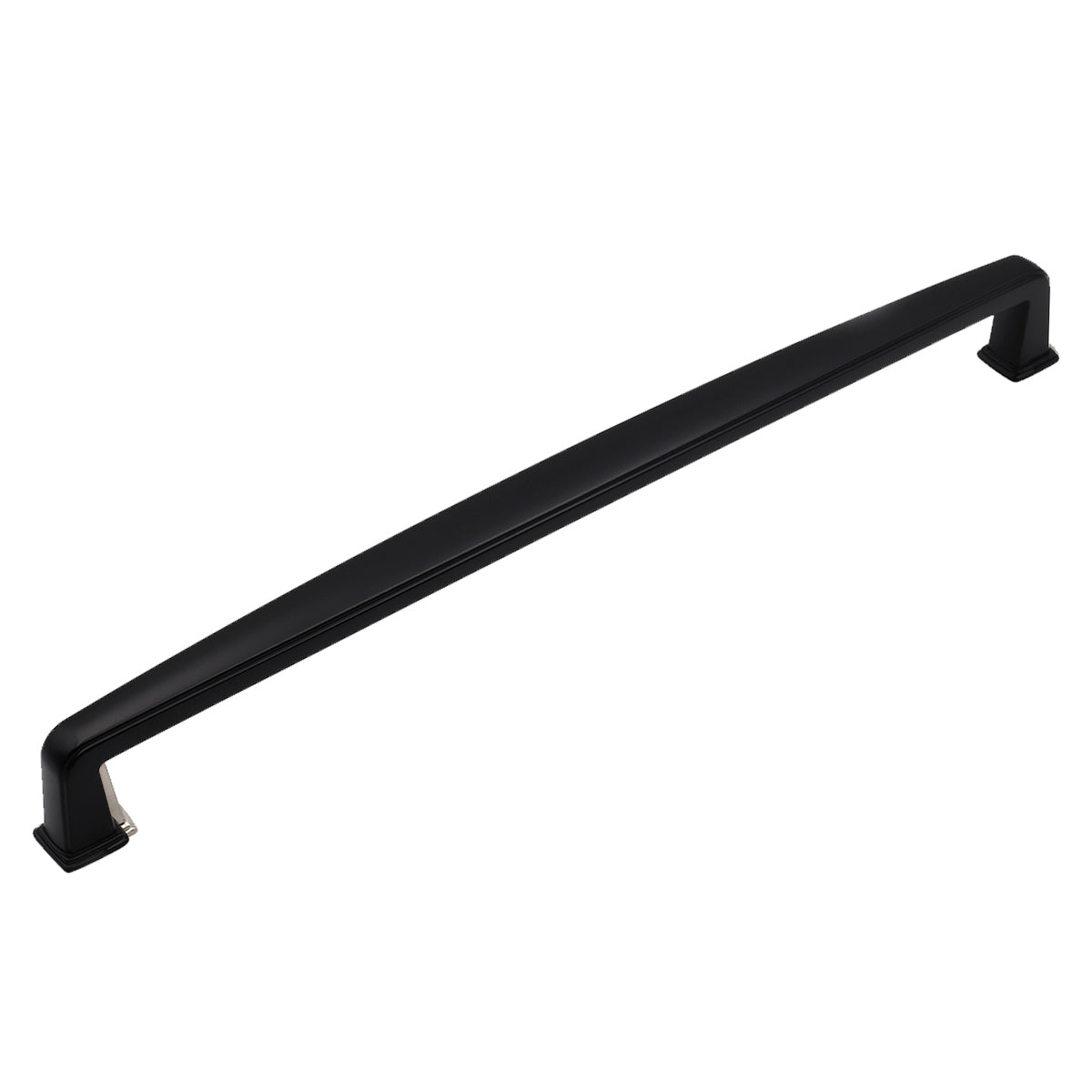 Pride Industrial PA52012BK 12" Center to Center Charlotte Appliance Pull Matte Black Finish