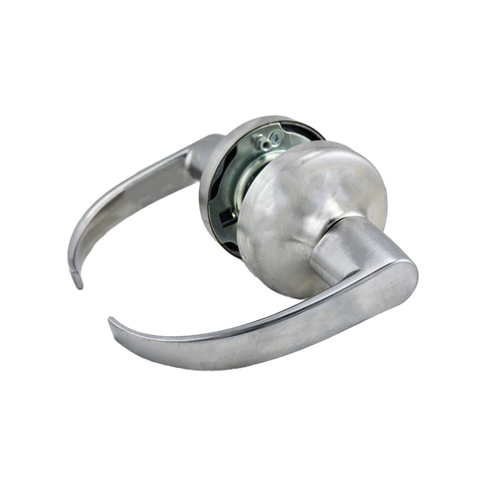 ASSA Abloy Accentra PB4705LN626SCHC Storeroom Pacific Beach Lever Grade 1 Cylindrical Lock with Schlage C Keyway, 694 Latch, and 497-114 Strike US26D (626) Satin Chrome Finish