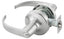 ASSA Abloy Accentra PB4707LN626 Office Entry Pacific Beach Lever Grade 1 Cylindrical Lock with Para Keyway, 694 Latch, and 497-114 Strike US26D (626) Satin Chrome Finish