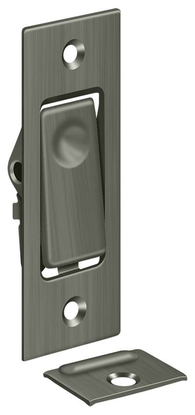 Deltana PDB42U15A Pocket Door Bolts; Jamb Bolt; Antique Nickel Finish Main image