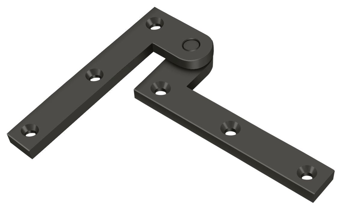 Deltana PH35U10B 3-7/8" x 5/8" x 1-5/8" Hinge; Oil Rubbed Bronze Finish Main image