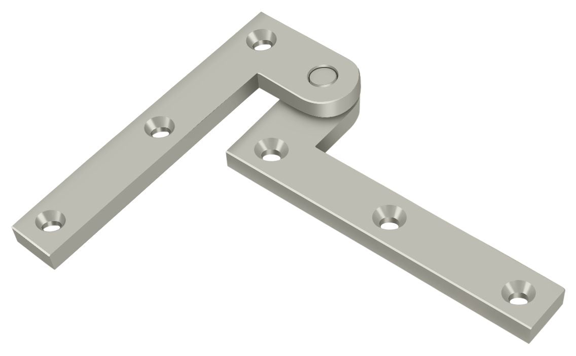 Deltana PH35U15 3-7/8" x 5/8" x 1-5/8" Hinge; Satin Nickel Finish