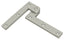 Deltana PH35U15 3-7/8" x 5/8" x 1-5/8" Hinge; Satin Nickel Finish