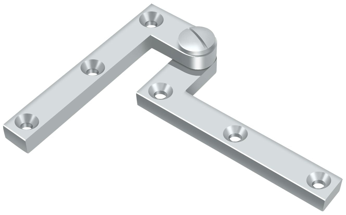 Deltana PH60U26 4-3/8" x 5/8" x 1-7/8" Hinge; Bright Chrome Finish Main image