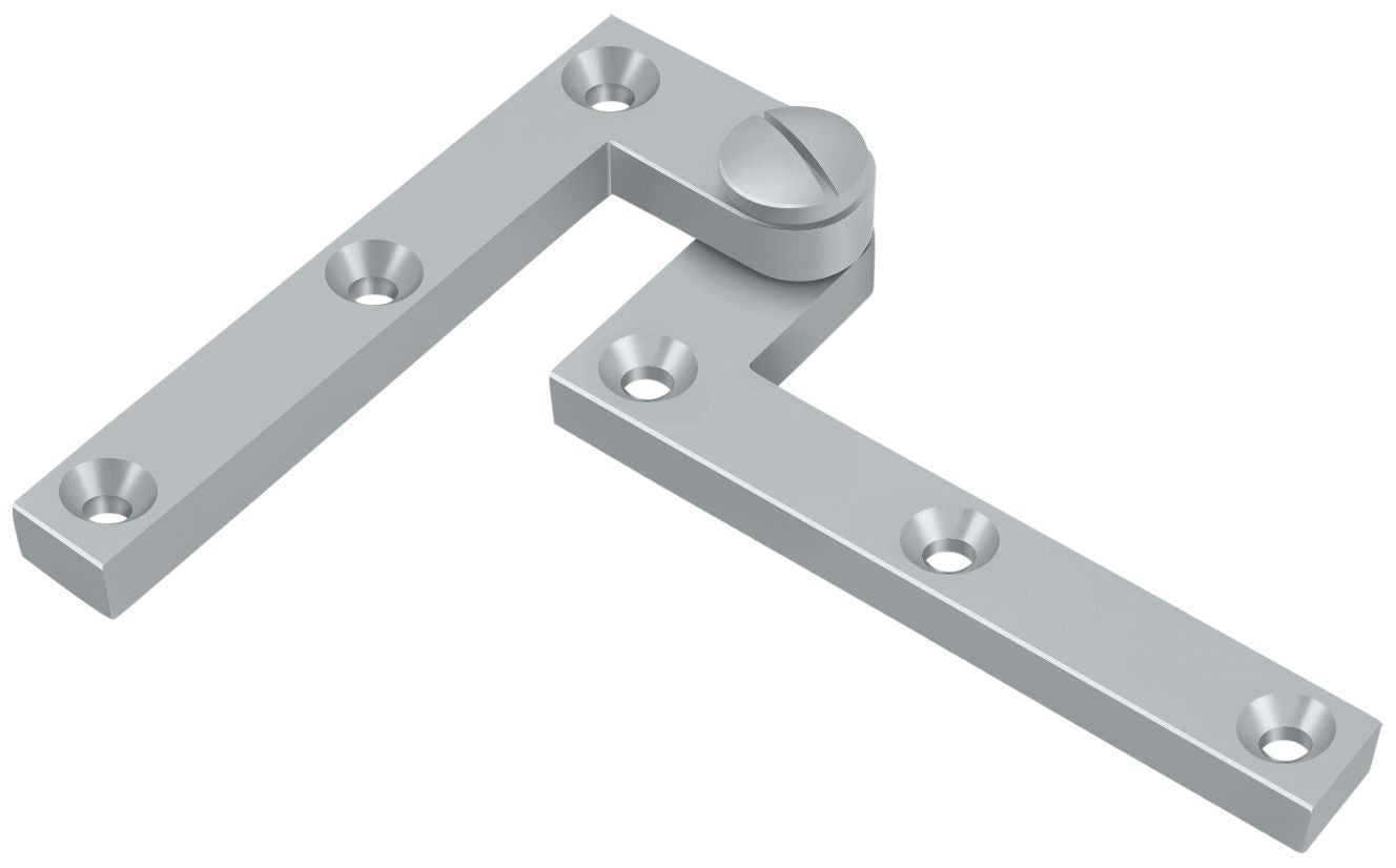Deltana PH60U26D 4-3/8" x 5/8" x 1-7/8" Hinge; Satin Chrome Finish Main image