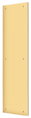 Deltana PP3515CR003 Push Plate 3-1/2" x 15"; Lifetime Brass Finish