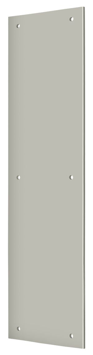Deltana PP3515U15 Push Plate 3-1/2" x 15"; Satin Nickel Finish Main image