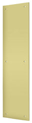 Deltana PP3515U3 Push Plate 3-1/2" x 15"; Bright Brass Finish