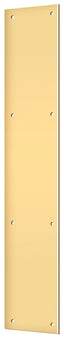 Deltana PP3520CR003 Push Plate 3-1/2" x 20"; Lifetime Brass Finish