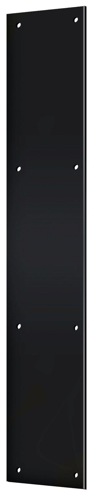 Deltana PP3520U19 Push Plate 3-1/2" x 20"; Black Finish Main image