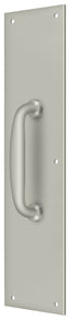 Deltana PPH55U15 Push Plate with Handle 3-1/2" x 15 " - Handle 5 1/2"; Satin Nickel Finish