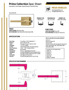 MEGA HANDLES Prime Door Lever Handle Passage/Privacy/Entry/Dummy