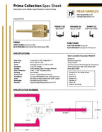 MEGA HANDLES Prime Door Lever Handle Passage/Privacy/Entry/Dummy