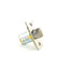 Falcon Q330201626 2-3/8" Square 1" Face Dead Latch for W Series Satin Chrome Finish