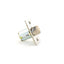 Falcon Q330203626 2-3/8" Square 1-1/8" Face Dead Latch for W Series Satin Chrome Finish