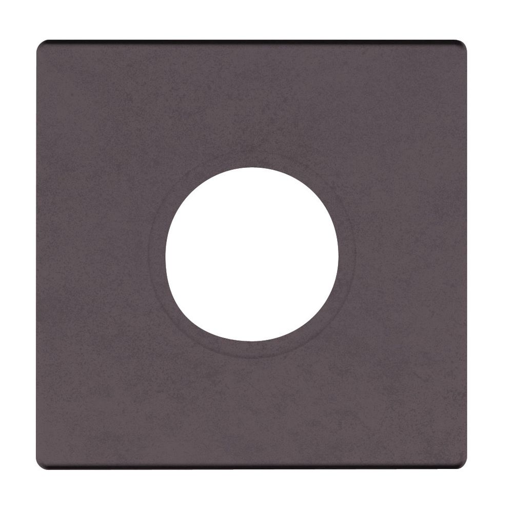 Baldwin R017112PS 2-5/8" Contemporary Square Passage Rose Pair Venetian Bronze Finish