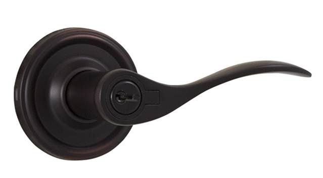 Weslock R0640U1U1SL23 Right Hand Bordeau Entry Lock with Adjustable Latch and Full Lip Strike Oil Rubbed Bronze Finish