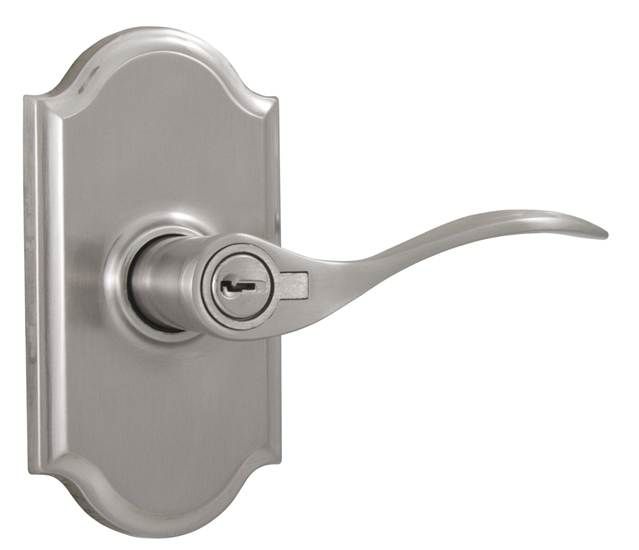 Weslock R1740UNUNSL23 Right Hand Bordeau Premiere Entry Lock with Adjustable Latch and Full Lip Strike Satin Nickel Finish