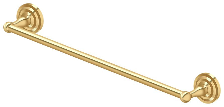 Deltana R2003-CR003 24" Towel Bar; R-Series; Lifetime Brass Finish