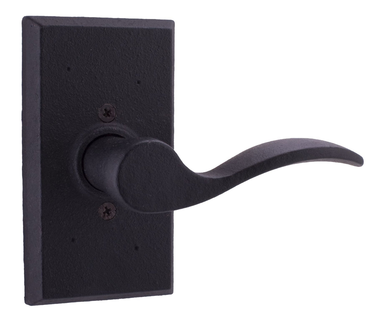 Weslock R7305H2--0020 Right Hand Carlow Square Half Dummy Lock Black Finish