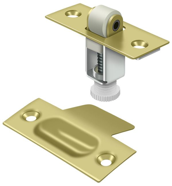 Deltana RCA336U3 Roller Catch; Bright Brass Finish Main image